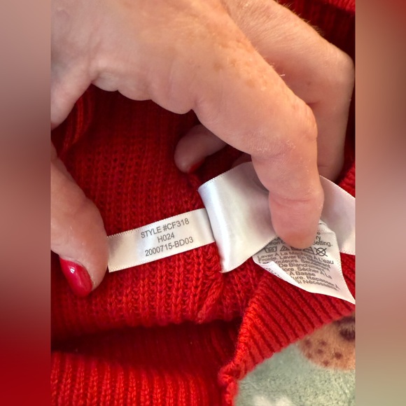 J Crew Factory Button raglan crewneck sweater size small NWT - Picture 6 of 9